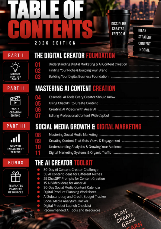 The AI Creator and Digital Marketing Playbook